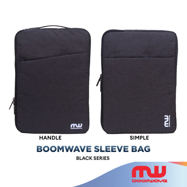 Boomwave Notebook / Laptop Sleeve Bag / Black Series Handle Series / Simple Series - 13" / 14" / 15"