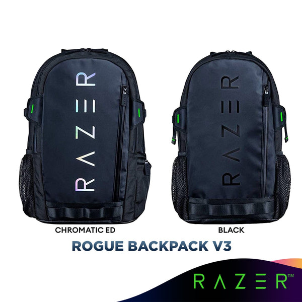 Razer Rogue Backpack V3 Chromatic / Black Ed Travel Backpack with Laptop Compartment (15"/17")