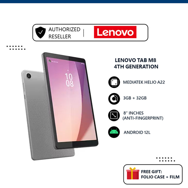 Lenovo Smart LTE Tab M8 4th Generation TB300XU(8"Display, 3GB+32GB Suitable for Student & Business & Entertainment)