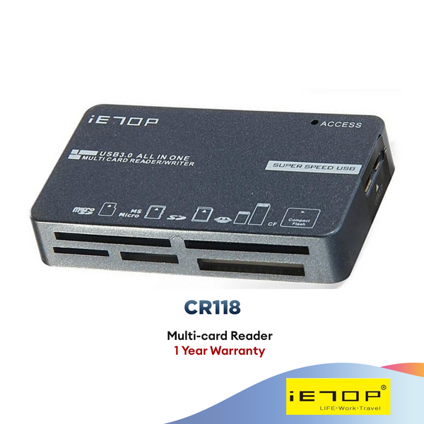 iEtop All In One USB3.0 Multi-card Reader CR118