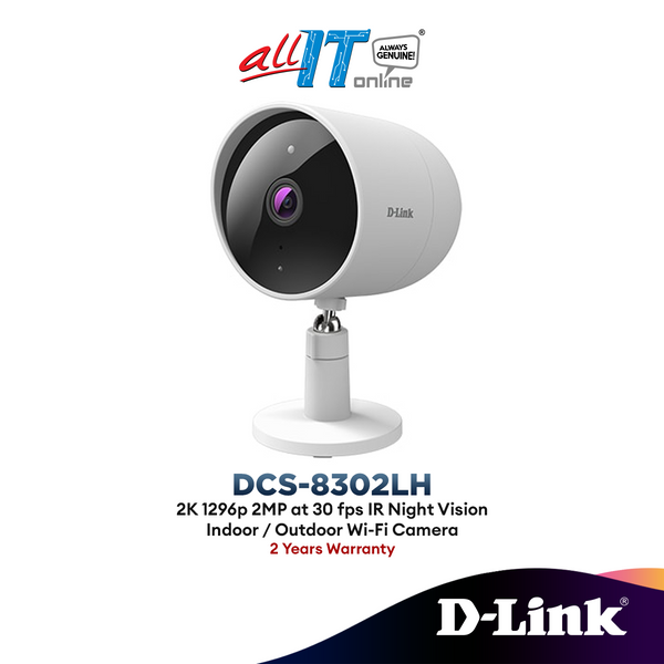 D-Link DCS-8302LH True Full HD 30fps Wireless WiFi AI-based Smart Camera mydlink 2K Outdoor Wi-Fi Camera DCS8302LH
