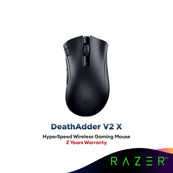 Razer DeathAdder V2 X HyperSpeed Wireless Gaming Mouse with Best-In-Class Ergonomics(RZ01-04130100-R3A1)