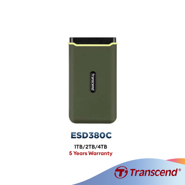 Transcend ESD380C 1TB/2TB/4TB USB 3.2 Gen 2x2 Type-C Portable SSD