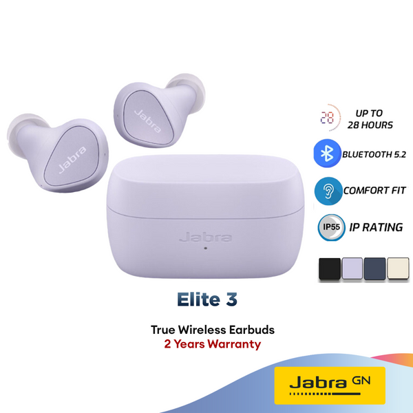 Jabra Elite 3 True Wireless Earbuds with Powerful Sound & Crystal-Clear Calls
