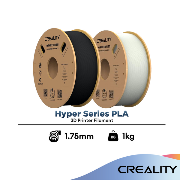 Creality Hyper Series PLA Filament 1.0kg 1.75mm Hyper PLA Black Filament Hyper PLA White Filament