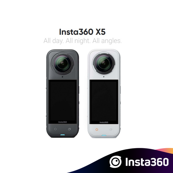 Insta360 X5 Waterproof 8K 360 Video 72MP Photo Dual Lens Action Camera | Leading Low Light | Stabilization