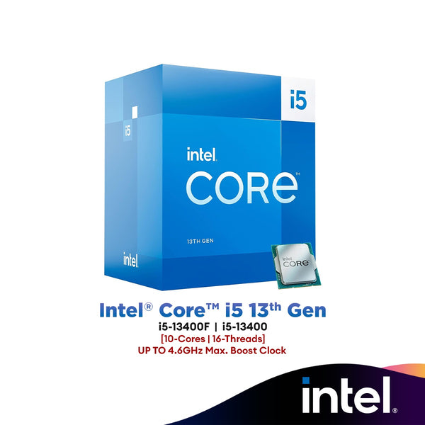 Intel® Core™ i5-13400F / i5-13400 (10-Core/16-Threads) Intel Processor | Intel 13th Gen CPU (LGA1700)