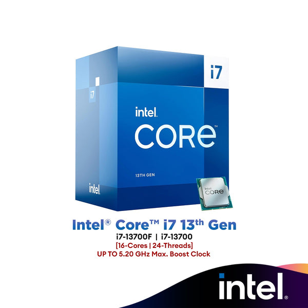 Intel® Core™ i7-13700F / i7-13700 (16-Core/24-Threads) Intel Processor | Intel 13th Gen CPU (LGA1700)