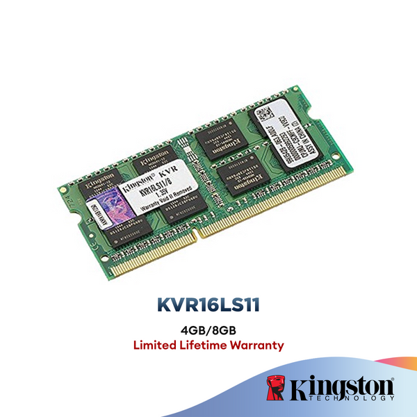 Kingston DDR3L 1600Mhz Low Voltage SO-DIMM (Laptop) Ram