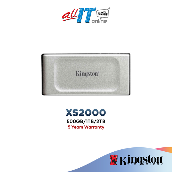 Kingston XS2000 (500GB/1TB/2TB) Portable SSD