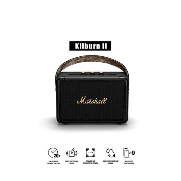 Marshall Kilburn II Portable Bluetooth Speaker | Kilburn 2 | Wireless Speakers | Sound Amplifier