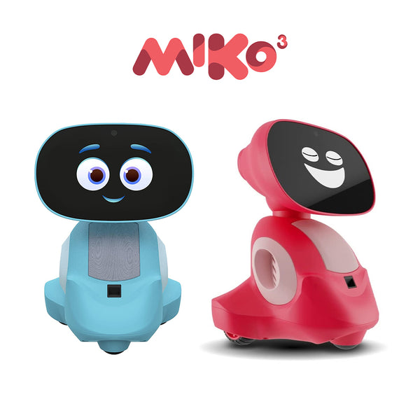MIKO 3 AI-Powered Smart Robot for Kids | STEM Learning & Educational Robot (Red / Blue)