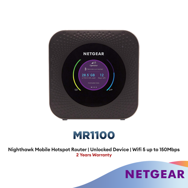 Netgear 4G LTE Mobile Router MR1100 Nighthawk M1 4G LTE Mobile Router
