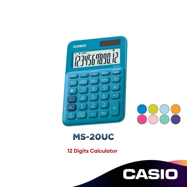 Casio Colorful Series Calculator MS-20UC