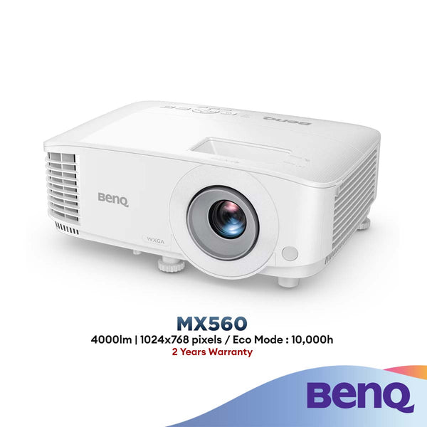 BenQ MX560 XGA 4000 lm High Brightness DLP SmartEco Business Projector with Built-In Audio