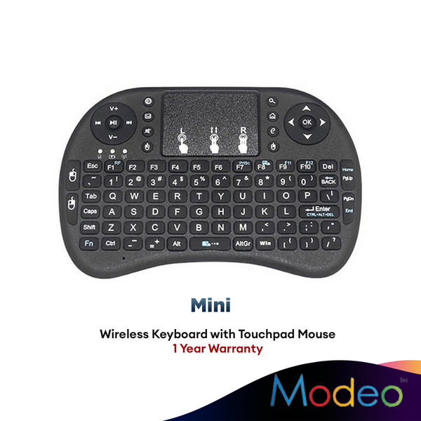 [MBB Special Staff Sale] Modeo Mini WL Keyboard2.4Ghz Backlight W/Touchpad Mouse