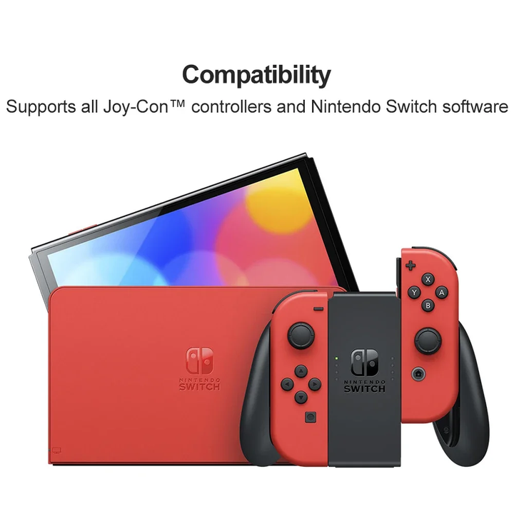 Oled Nintendo Switch Mario Red Joy Cons Bundle Nintendo Switch