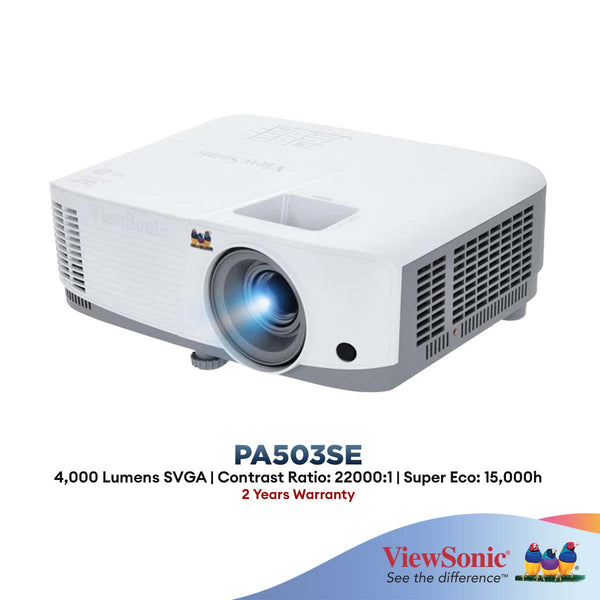 Viewsonic PA503SE SVGA 4000ml 22,000:1 contrast ratio SuperColor Business Projector