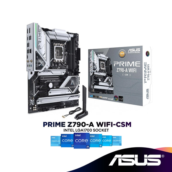 ASUS Prime Z790-A WIFI-CSM ATX (WIFI 6E , PCIe® 5.0 Ready) Intel Motherboard | Intel LGA1700 Socket