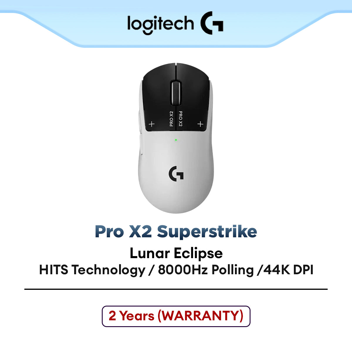 Logitech Superstrike Pro X2 Gaming Wireless Mouse/Light Speed/Lunar Ec ...