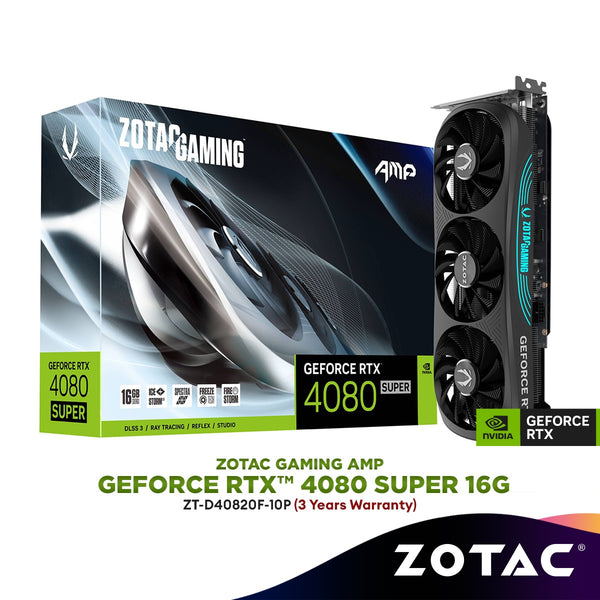 ZOTAC GAMING GeForce RTX 4080 SUPER AMP 16GB GDDR6X Graphics Card | ZT-D40820F-10P
