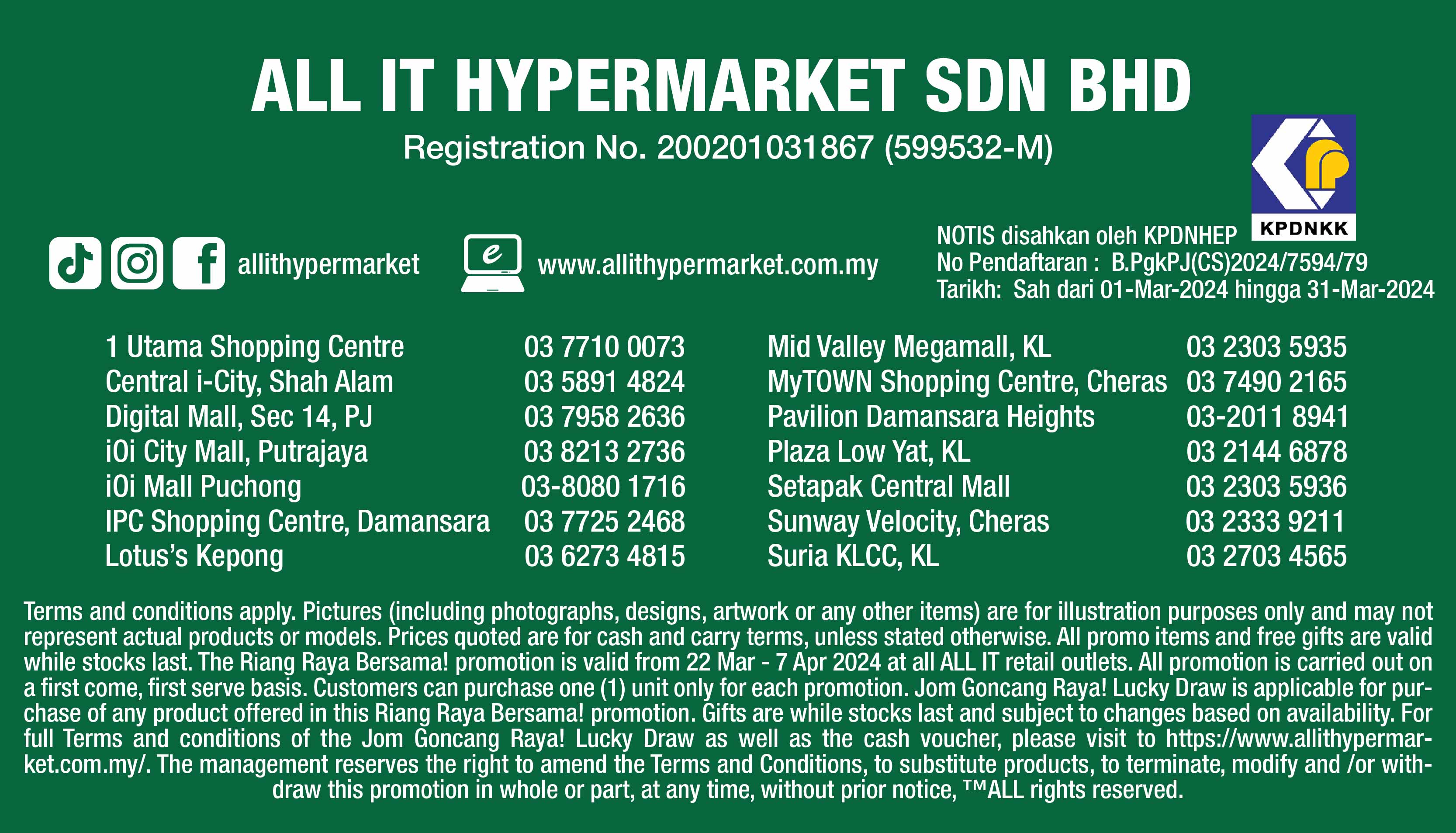 Riang Raya Bersama! – ALL IT Hypermarket