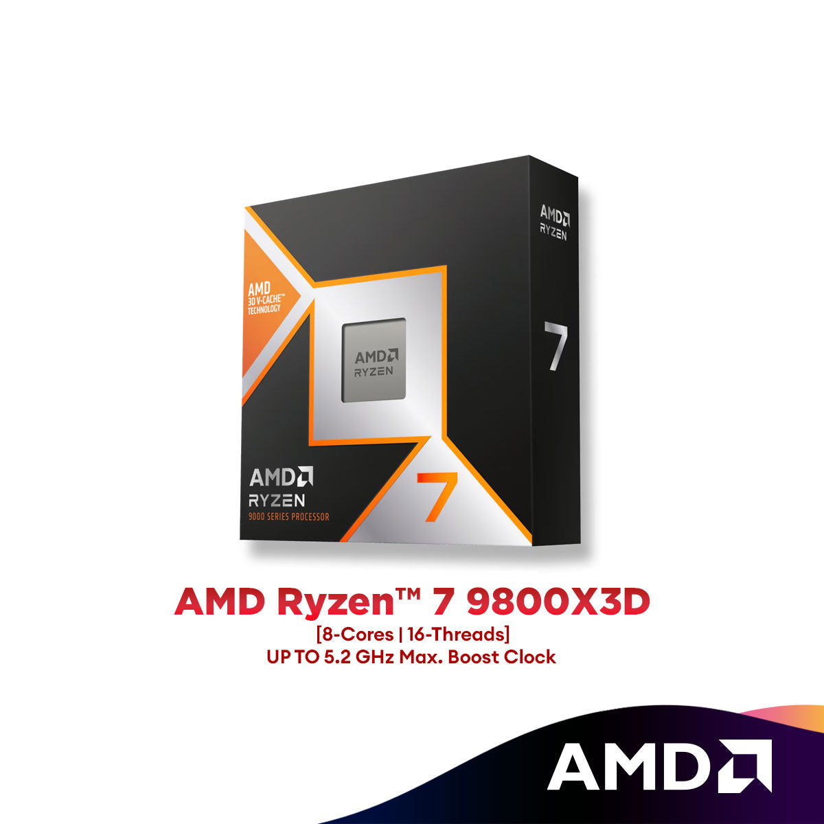AMD Ryzen 7 9800X3D AM5 Gaming Processor (8-Cores/16-Threads