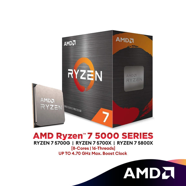 AMD Ryzen 7 5700X / 5700G / 5800X AM4 Processor (8-Cores/16-Threads) | AMD Ryzen 7 5000 Series