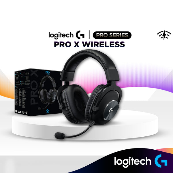 Logitech G PRO X Wireless Lightspeed Gaming Headset | 50mm PRO-G Drivers | Object-Based Surround Sound