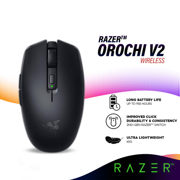 Razer Orochi V2 Mobile Wireless Gaming Mouse  (RZ01-03730100-R3A1)