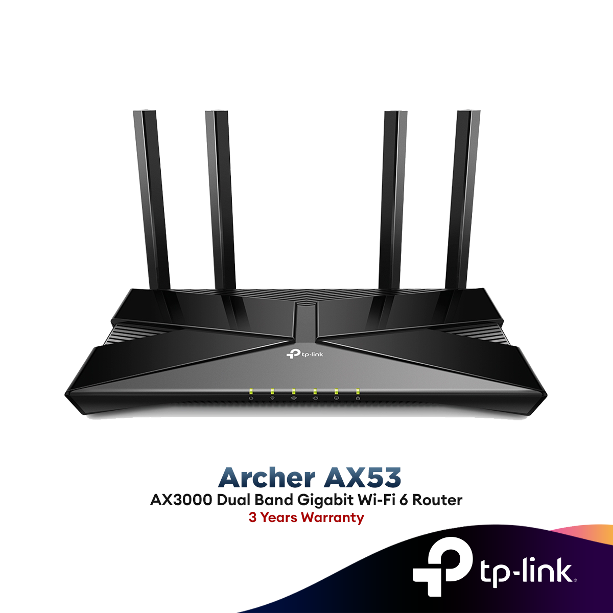 TP-Link Archer AX53 WiFi 6 Dual Band Gigabit AX3000 High Power Wireles ...