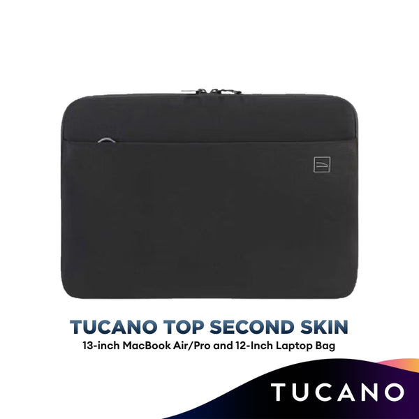 Tucano Top Second Skin for 13" MacBook Air/Pro and 12" Laptop - BFTMB13-BK (Black)