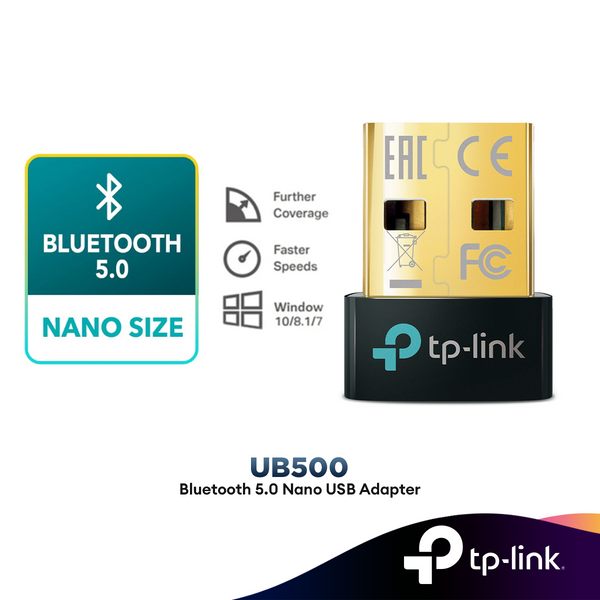 TP-Link Wireless Bluetooth 5.0 Nano USB Adapter For Desktop Laptop Dongle UB500