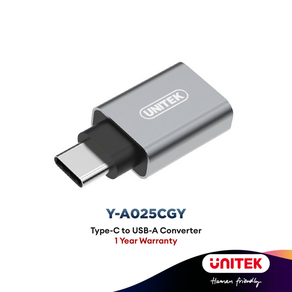 Unitek USB3.1 Type-C to USB-A Converter (Y-A025CGY)