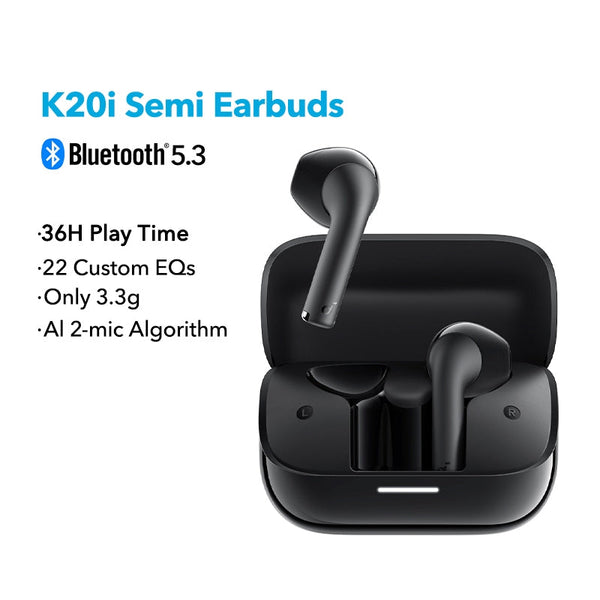 Anker K20i Semi Earbuds TWS Headphones Bluetooth Headset Wireless Earphones-A3994