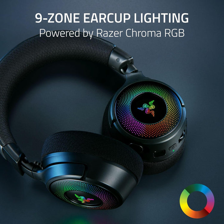 Custom Retractable Razer Razer Kraken V4 X Gaming Headset with Razer™ TriForce Drivers, Retract ...