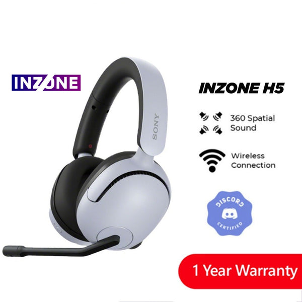 Sony INZONE H3/ H5 / H7 / H9 Wired / Wireless Gaming Headset with 360 Spatial Sound for Gaming, Active Noise Cancellation