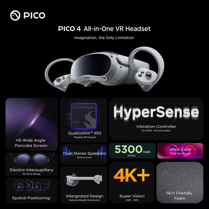 PICO 4 VR (Virtual Reality) Phoenix - (128GB / 256GB) – ALL IT Hypermarket