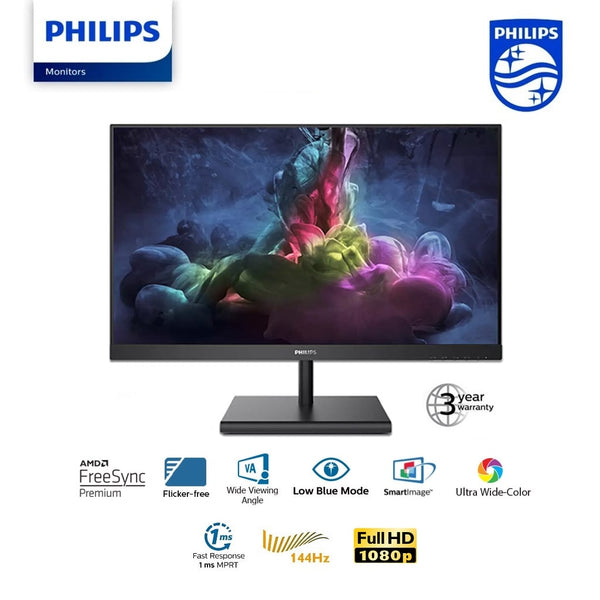 Philips 272E1GSJ FreeSync VA LED Gaming Monitor (27"/1ms/144Hz FHD)