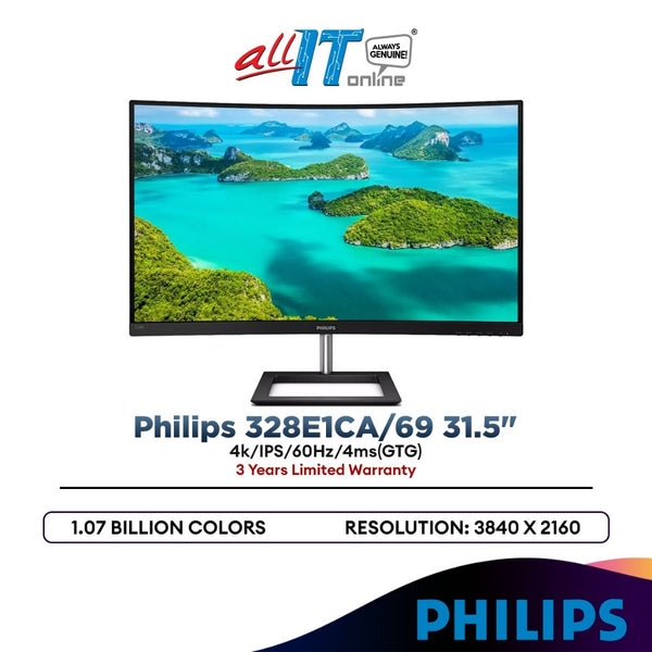 Philips 328E1CA/69 31.5"/4k/Adaptive Sync/IPS/60Hz/4ms(GTG) monitor