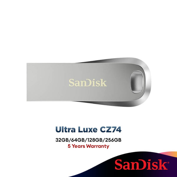 SanDisk Ultra Luxe CZ74 400MB/s USB 3.2 Gen 1 Flash Drive USB Flash Drive  (256GB / 128GB / 64GB / 32GB) Pendrive