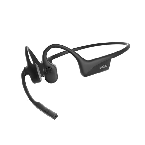SHOKZ OpenComm 2 Bone Conduction Open-Ear Stereo Bluetooth Headset With Noise-Canceling Boom Microphone C110