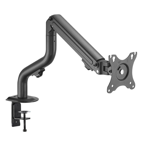 TECHGO LDT71-C012N Single Monitor Pipe-Shaped Counterbalance Spring-Assisted Monitor Arm