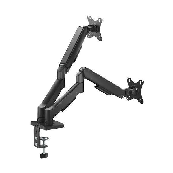 TECHGO LDT97-C024E Dual Monitor Economical Spring - Assisted Monitor Arm