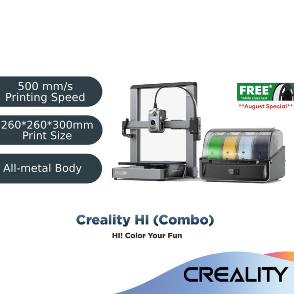 CREALITY Hi 3D Printer Color For Fun, All Metal Body