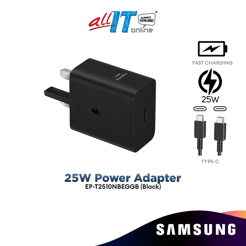 Samsung 25W Power Adapter USB-C (without Cable) Fast Charging