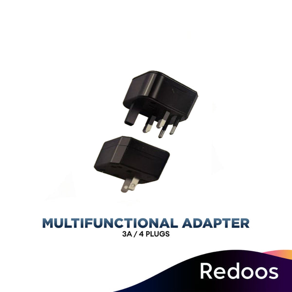 Redoos Multifunctional 3A / 4 Plug Travel Adapter