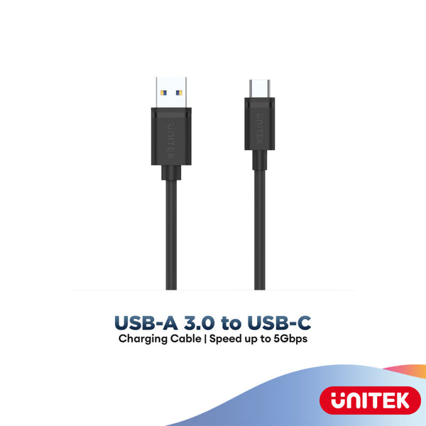 Unitek USB-A 3.0 to USB-C Charging Cable Speed Up to 5Gbps