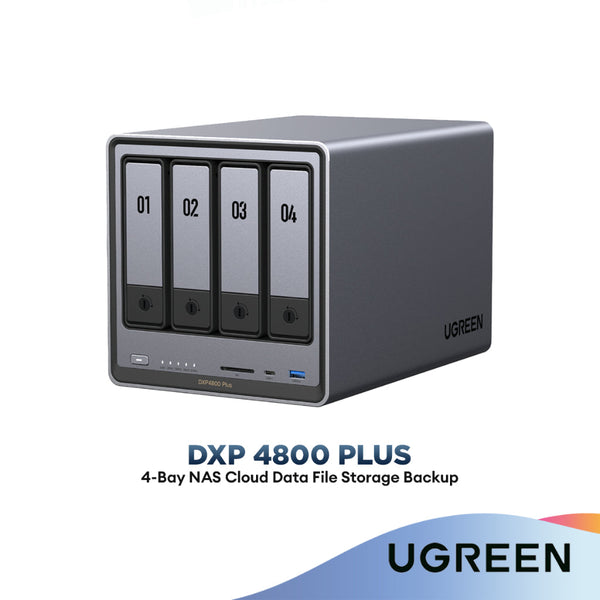 UGREEN DXP4800 Plus | DXP4800 4-Bay NAS Cloud Data File Storage Backup Device