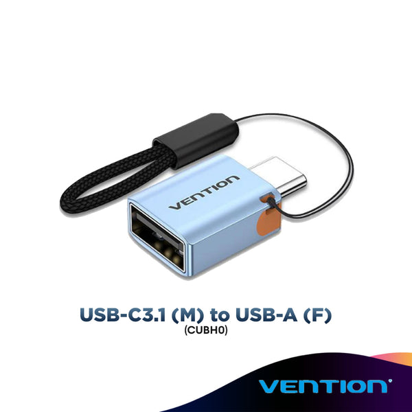Vention Lanyard OTG USB-C3.1(M) to USB-A(F) Adapter (CUBH0)